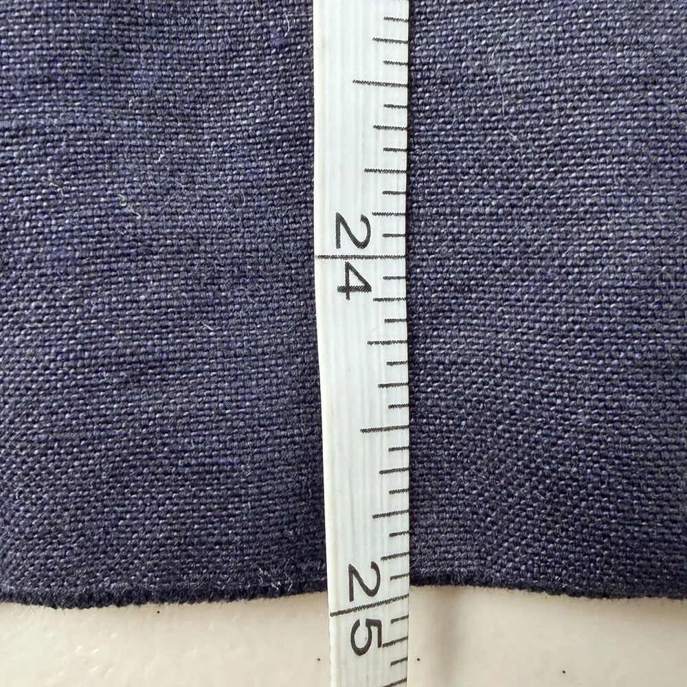 Banana Republic Mens Navy Blue Mixed Media Military‎ Utility Zip Jacket Medium